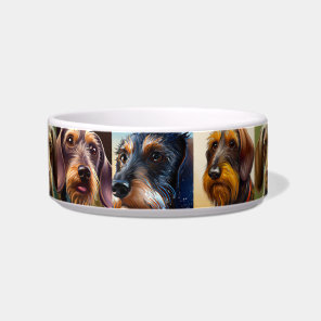 Wirehair Dachshund Bowl