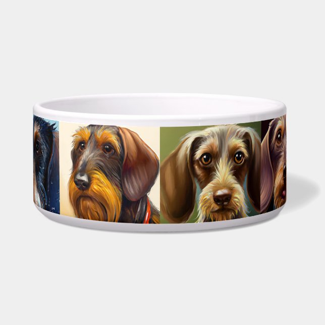 Wirehair Dachshund Bowl (Front)