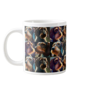 Wirehair Dachshund Giant Coffee Mug