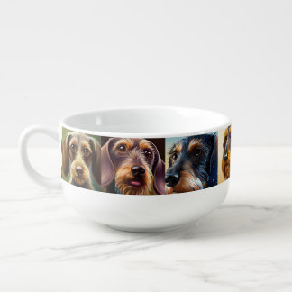 Wirehair Dachshund Soup Mug