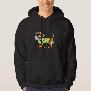 Wirehaired Dachshund Country Apple Hoodie