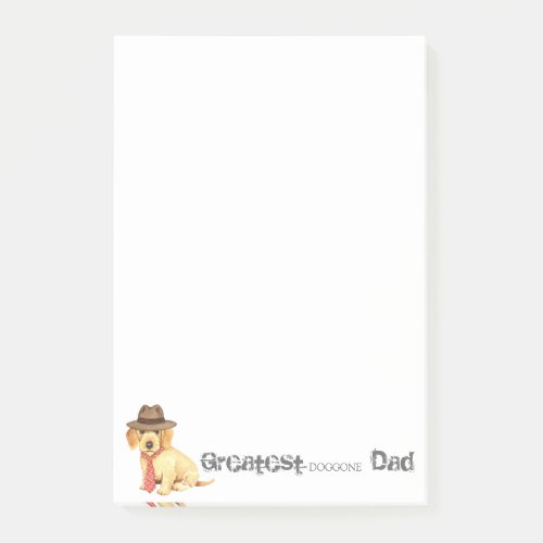 Wirehaired Dachshund Dad Post_it Notes