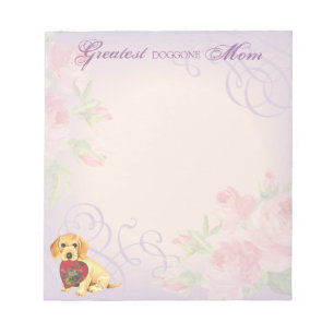 Wirehaired Dachshund Heart Mom Notepad