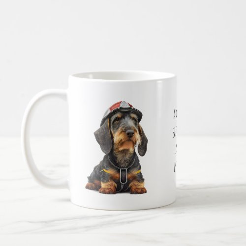 Wirehaired Dachshund Rescuer Coffee Mug