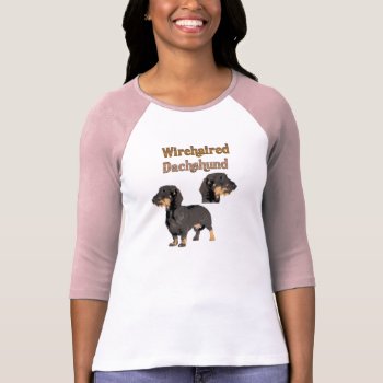 Wirehaired Dachshund Shirt by BarkWithin at Zazzle