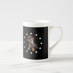 Wirehaired Dachshund Singer Bone China Mug