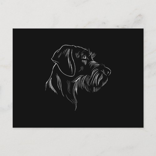 Wirehaired Pointer Postcard