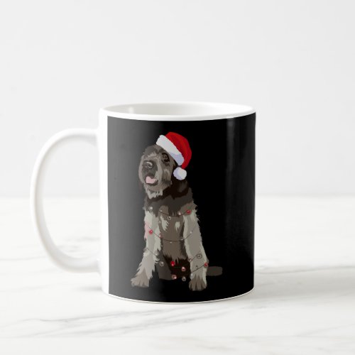 Wirehaired Pointing Griffon Christmas Lights Xmas Coffee Mug