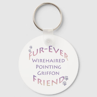 Wirehaired Pointing Griffon Furever Friend Keychain