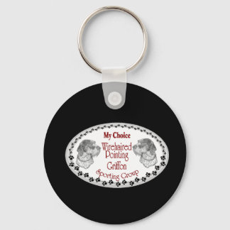 Wirehaired Pointing Griffon Gifts Keychain