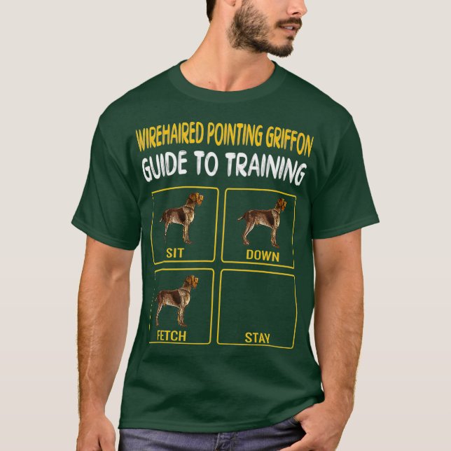 Wirehaired Pointing Griffon Guide To Training T-Shirt (Front)