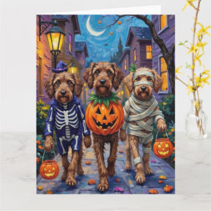 Wirehaired Pointing Griffon Halloween Costumes Card