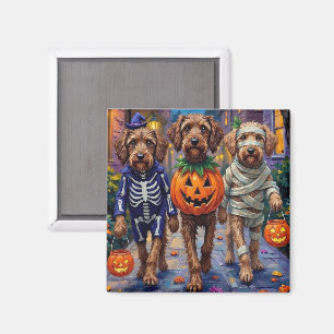 Wirehaired Pointing Griffon Halloween Costumes Magnet
