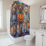 Wirehaired Pointing Griffon Halloween Costumes Shower Curtain