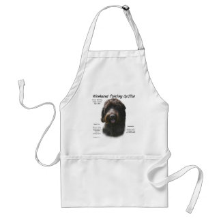 Wirehaired Pointing Griffon History Design Adult Apron