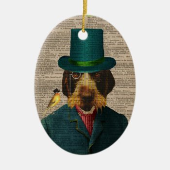 Wirehaired Pointing Griffon Ornament by gidget26 at Zazzle