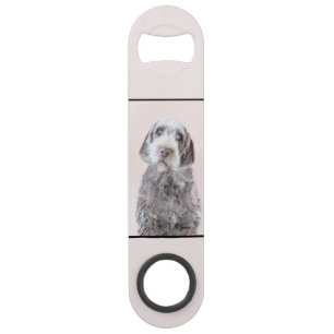Wirehaired Pointing Griffon Painting - Dog Art Bar Key
