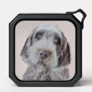 Wirehaired Pointing Griffon Painting - Dog Art Bluetooth Speaker