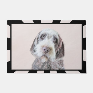 Wirehaired Pointing Griffon Painting - Dog Art Doormat