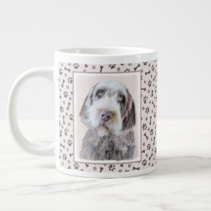 Wirehaired Pointing Griffon Painting - Dog Art Giant Coffee Mug