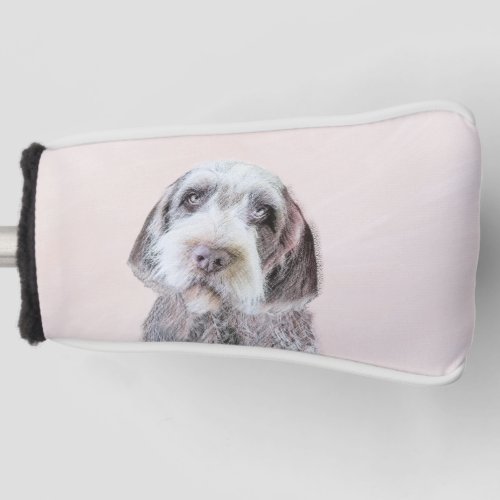 Wirehaired Pointing Griffon Painting _ Dog Art Golf Head Cover