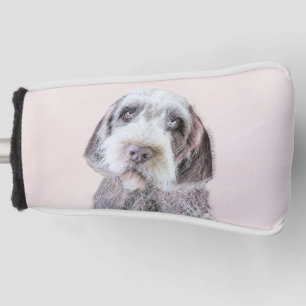 Wirehaired Pointing Griffon Painting - Dog Art Golf Head Cover