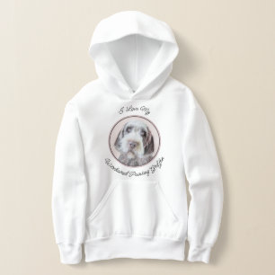 Wirehaired Pointing Griffon Painting - Dog Art Hoodie