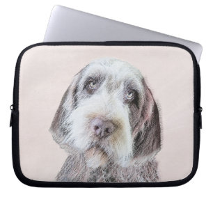 Wirehaired Pointing Griffon Painting - Dog Art Laptop Sleeve