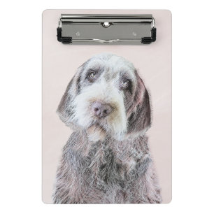 Wirehaired Pointing Griffon Painting - Dog Art Mini Clipboard