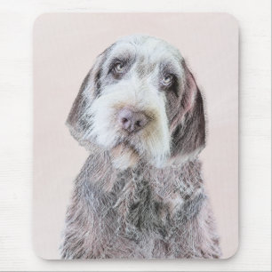 Wirehaired Pointing Griffon Painting - Dog Art Mouse Pad