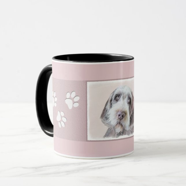 Wirehaired Pointing Griffon Painting - Dog Art Mug (Front Left)