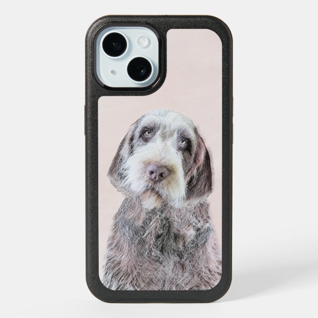 Wirehaired Pointing Griffon Painting - Dog Art Ott iPhone 15 Case (Back)
