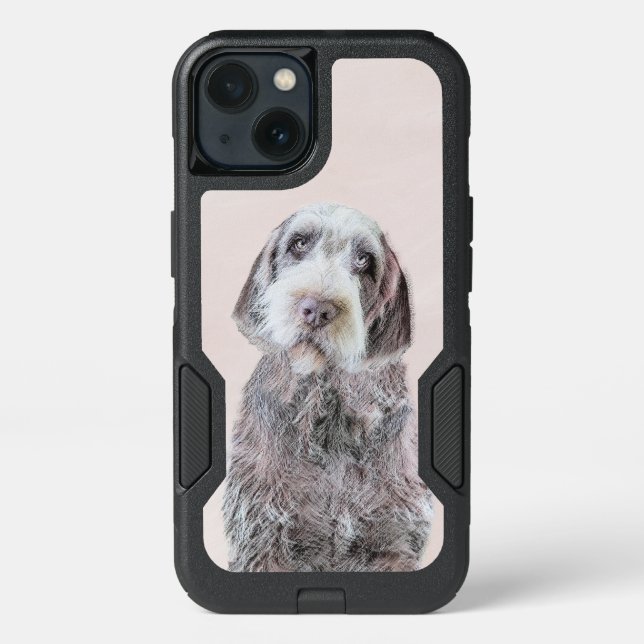 Wirehaired Pointing Griffon Painting - Dog Art Otterbox iPhone Case (Back)