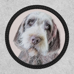Wirehaired Pointing Griffon Painting - Dog Art Patch