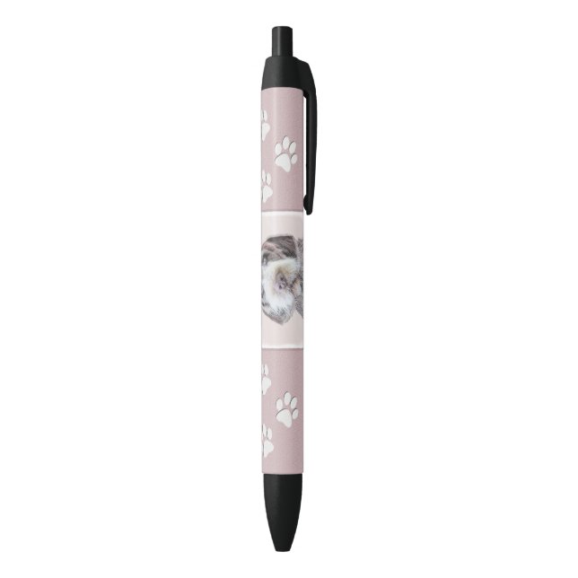 Wirehaired Pointing Griffon Painting - Dog Art Pen (Bottom (Vertical))