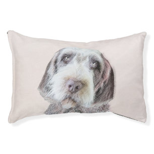 Wirehaired Pointing Griffon Painting - Dog Art Pet Bed