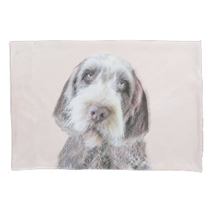 Wirehaired Pointing Griffon Painting - Dog Art Pillow Case