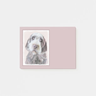 Wirehaired Pointing Griffon Painting - Dog Art Post-it Notes