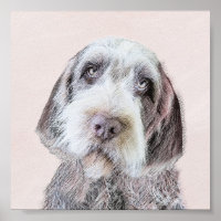 Wirehaired Pointing Griffon Painting - Dog Art