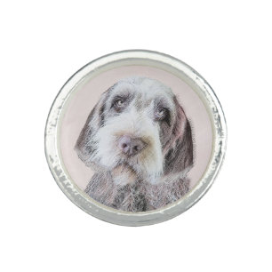 Wirehaired Pointing Griffon Painting - Dog Art Ring