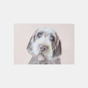 Wirehaired Pointing Griffon Painting - Dog Art Rug