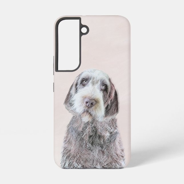 Wirehaired Pointing Griffon Painting - Dog Art Samsung Galaxy Case (Back)