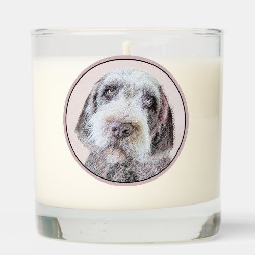 Wirehaired Pointing Griffon Painting _ Dog Art Scented Candle