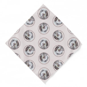 Wirehaired Pointing Griffon Painting Pet Dog Art Bandana