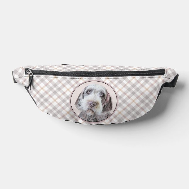 Wirehaired Pointing Griffon Painting Pet Dog Art Fanny Pack (Lay Down)