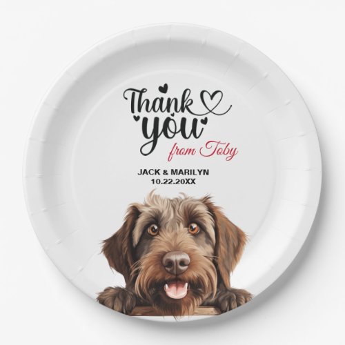 Wirehaired Pointing Griffon Paper Plates
