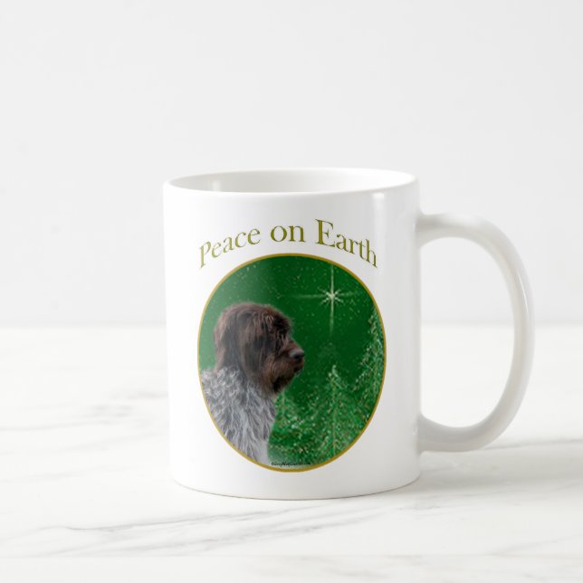 Wirehaired Pointing Griffon Peace Coffee Mug (Right)