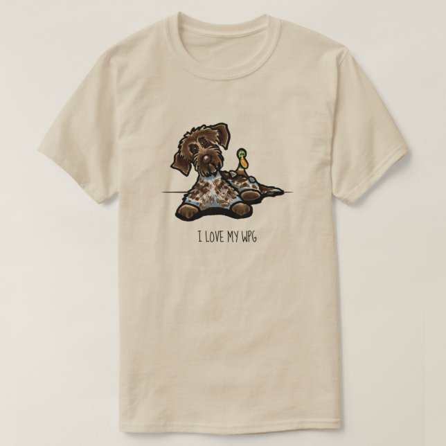 Wirehaired Pointing Griffon Personalized T-Shirt (Design Front)