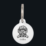 Wirehaired Pointing Griffon Pet ID Tag<br><div class="desc">This cute personalized  dog tag is perfect gift for your loved ones.</div>
