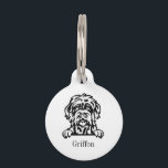Wirehaired Pointing Griffon Pet ID Tag<br><div class="desc">This cute personalized  dog tag is perfect gift for your loved ones.</div>